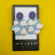 RETRO LAB - Blue Sky Earrings